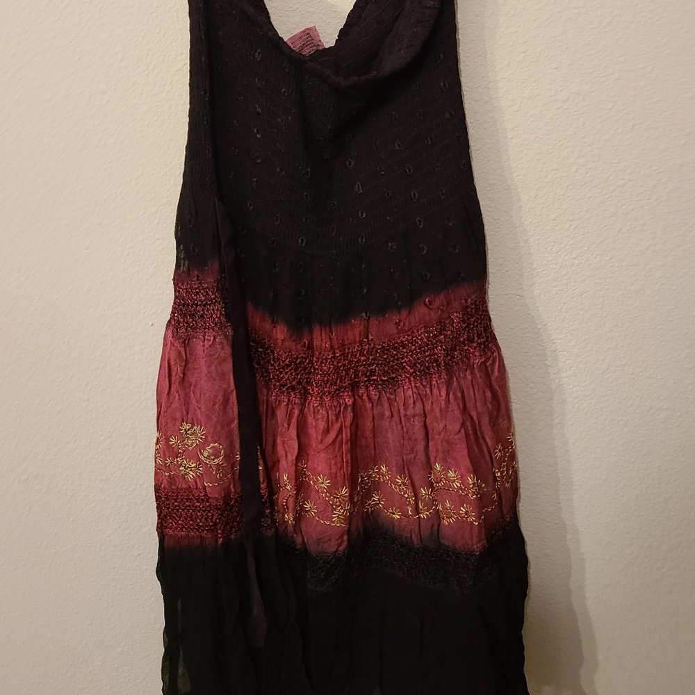 fashion terminal strapless dress